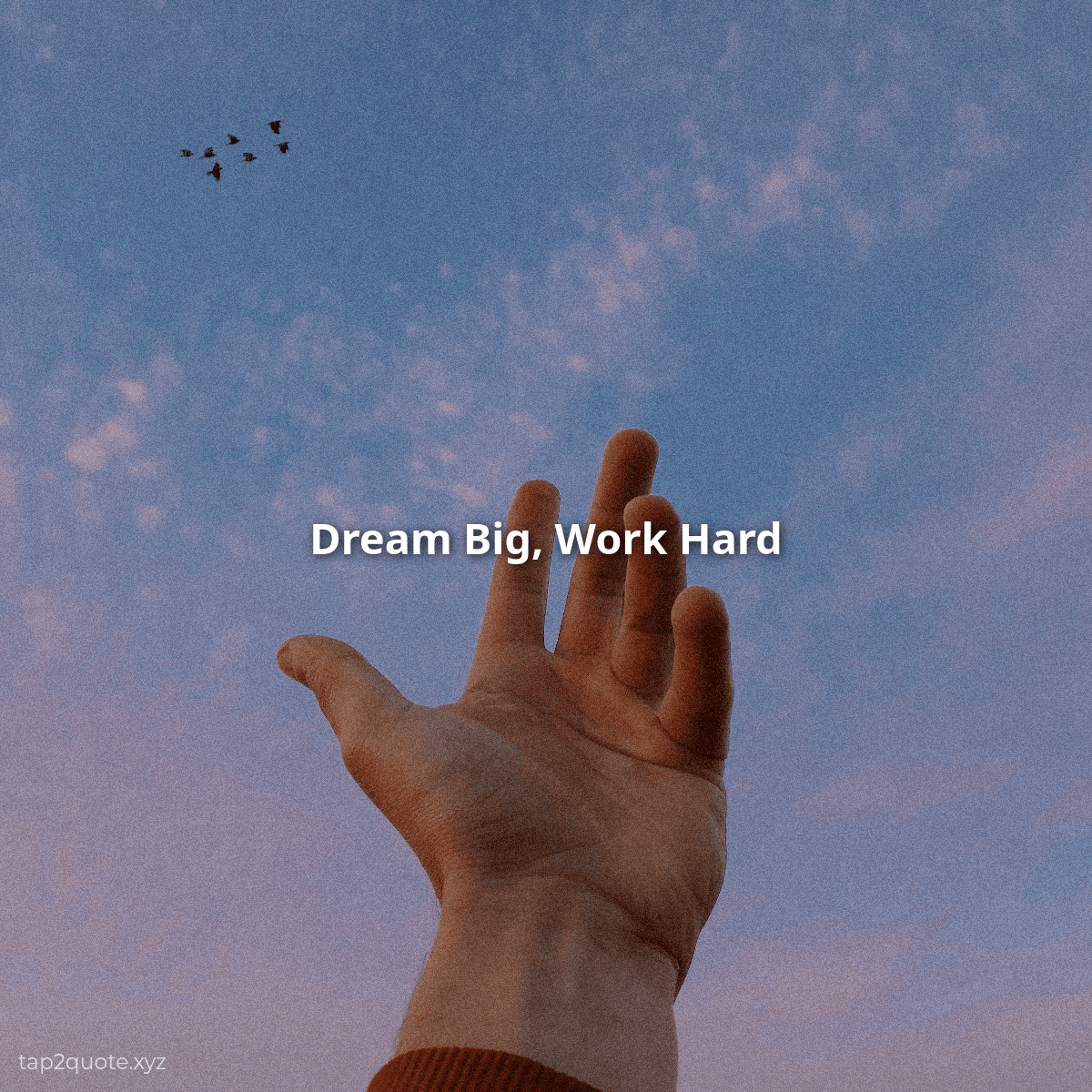Dream Big, Work Hard